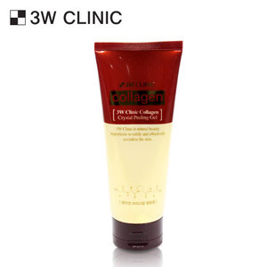 Exfoliant Visage Éclaircissant et Illuminateur 3W Clinic 180ml – Gel Nettoyant et Éclaircissant au Collagène en Forme de Crème Exfoliante Cristalline - Product Image 1