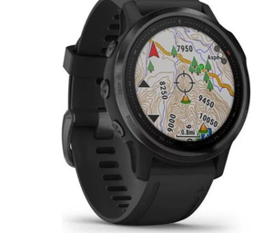 6S Pro สีดำ - นาฬิกาอัจฉริยะขนาด 47 มม. - สีดำ/เทาคาร์บอน DLC ไทเทเนียม - Product Image 1