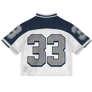Camiseta de Fútbol Americano Personalizada Estilo Urbano Unisex |   Camiseta de malla transpirable estampada de talla grande, corte holgado, OEM ODM - Product Image 5