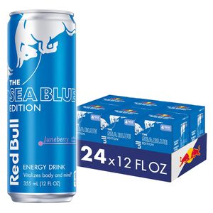 RedBull Sabor Cereza Color Natural con 114 mg de Cafeína, Taurina y Vitaminas B Carbonatadas Power Energy 12 Fl Oz Paquete de 12 Latas - Product Image 3