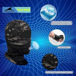 Masque de ski unisexe pour adultes en acrylique 100% personnalisable, best-seller, durable, masque facial à étiquette privée, cagoule respirante - Product Image 5