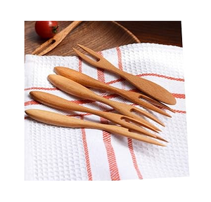 Vente en gros de fourchette cuillère en bois fourchette en bois naturel artisanat personnalisé meilleure vente fourchette en bois cuillère - Product Image 6