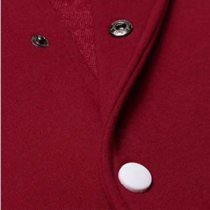 Veste de baseball en cuir pour hommes de qualité supérieure, vente en gros, veste de baseball unie pour hommes, veste de baseball à lettres - Product Image 4