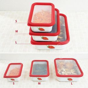 ชุดภาชนะอาหารเย็นฟูจิโฮโรสตรอเบอร์รี่ชุดภาชนะสี่เหลี่ยมตื้น - Product Image 2