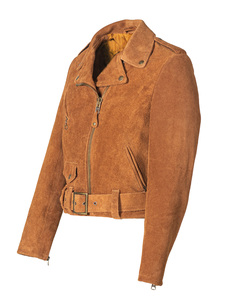 Veste en cuir pour homme, femme et enfant, fine, coupe-vent, imperméable, respirante, qualité supérieure, faite à la main, style gothique vintage, en daim - Product Image 5