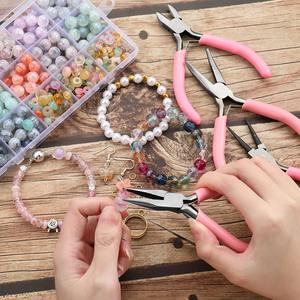 Kit de herramientas de alicates de joyería de 3 estilos, alicates de punta redonda de aguja, alicates diagonales para fabricación de joyas DIY, suministros de herramientas de reparación - Product Image 1