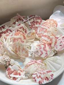 Pince à cheveux coquillage faite à la main Vietnam accessoire de cheveux naturels Boutique ornement de mode choix de cadeau durable écologique - Product Image 4