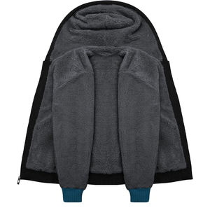 2024 nuevo diseño personalizado de lana de alta calidad para hombres Varsity chaquetas liso teñido con capucha decoración de piel invierno precio al por mayor tendencia - Product Image 2