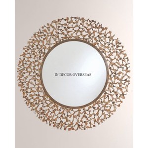 High In Demand Most Fancy Unique Look Heavy Duty Metal <b>Keys</b> Designer Framed Round Shape Wall Mirror From Indian Manufacturer - Product Image 1