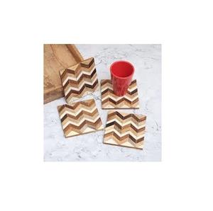 Sous-verre tendance pour le bureau et le restaurant, sous-verre tendance pour la cuisine, sous-verre en bois populaire, style unique - Product Image 6