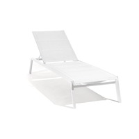 Chaises longues de piscine en aluminium sur mesure avec revêtement en poudre, double coussin, design moderne, qualité supérieure, solution de détente extérieure