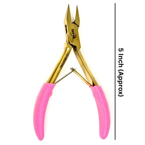 Alicates de Corte de Queratina de Acero Inoxidable, Cortadores de Alambre para Extensiones de Cabello, Herramienta de Corte Recto, Duradera, Reutilizable, con Bolsa y Logotipo Personalizado - Product Image 1