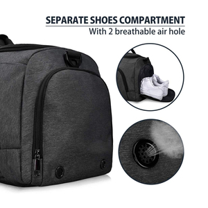 Bolsa de lona de PVC personalizada de alta calidad para viajes y uso en el gimnasio, venta al por mayor, Diseño de equipo deportivo liso impermeable - Product Image 2
