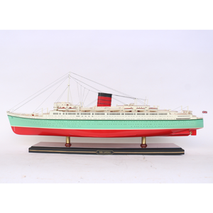 RMS CARONIA, modelo de barco comercial de madera de alta calidad, estilo náutico, técnica pintada hecha en Vietnam - Product Image 1