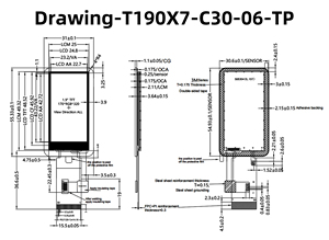 1.9 inch <span class=keywords><strong>TFT</strong></span> 170x320 <span class=keywords><strong>TFT</strong></span> LCD hiển thị Touch Panel đầy đủ góc nhìn với CTP SPI MCU st7789 cst816d với tùy chọn tùy chỉnh - Product Image 3