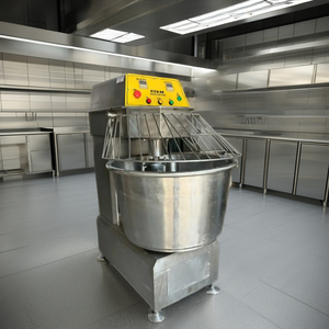 Mélangeur à pâte commercial haute capacité 25 kg, acier inoxydable robuste 230 kg, 3,7 kW 220 V, machine de boulangerie KIEN TPMDB25-220V - Product Image 1