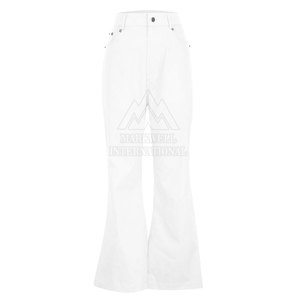 2025 nuevos pantalones acampanados de moda para hombre de alta calidad a granel al por mayor hecho en fábrica lavado ligero desgastado - Product Image 4