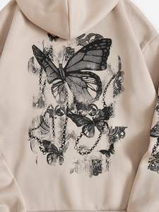 Usine 300gsm pull à capuche personnalisé respirant décontracté résistant au rétrécissement imprimé pull pour l'automne - Product Image 5