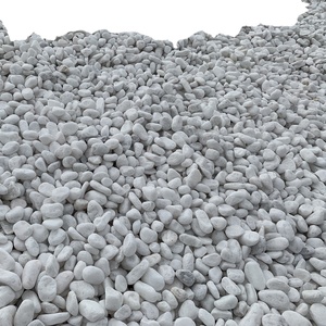 Piedra no pulida para decoración, guijarros blancos, palas y agregado de piedra de Río - Product Image 1