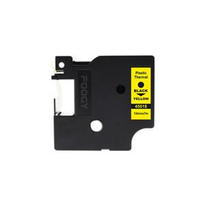 Etichetta in plastica termica compatibile con Dymo D1 12 mm X 6 mt.