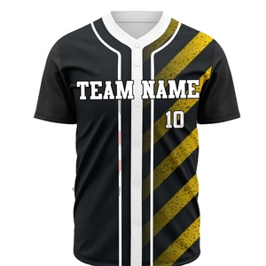 Maillot de baseball personnalisé tendance, sublimation, tissu léger et doux, coupe confortable, respirant - Product Image 1