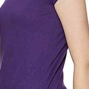 Camiseta de mujer de último diseño 2025, camisetas informales de buena calidad, camisetas de algodón y poliéster para mujer a la venta - Product Image 4