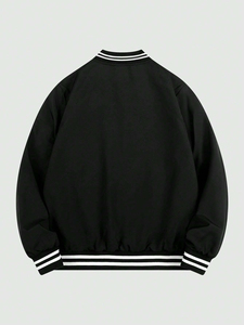 Veste universitaire universitaire OEM pour hommes, logo personnalisé, veste d'extérieur respirante et confortable pour l'hiver, grande taille, imperméable - Product Image 2