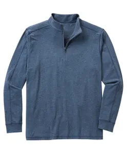 whole sale essentials Men's Long-Sleeve Soft Touch Quarter-Zip Sweater 2023