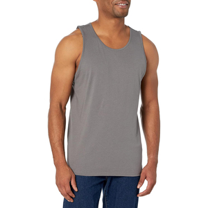 2024 camisetas de algodón pesado para hombres, estampado personalizado, estilo sin mangas de gran tamaño, transpirable e informal, con capucha y tejido de punto - Product Image 2