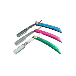 Navaja de Afeitar Profesional de Acero Inoxidable con Filo Recto, Maquinilla de Afeitar para Barbería, Cortapelos para Hombres, Herramienta para el Cuidado de la Barba - Product Image 1