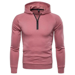 Sudadera con capucha y media cremallera personalizada para hombre, ropa de invierno, impresión Digital, nuevo diseño, bordado de gran tamaño a granel - Product Image 6