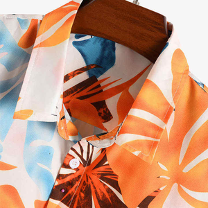 Camisa Hawaiana para Hombre, Tejido de Poliéster Resistente, Sin Decoloración, Camisa Casual, Camisa Hawaiana para Hombre, Tejido de Rayón y Algodón Suave - Product Image 3