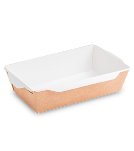 Bol à salade en papier kraft de qualité supérieure OSQ OpSalad 800 avec couvercle transparent anti-fuite pour la présentation de plats à emporter, logo personnalisé - Product Image 2