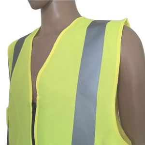 Hi Vis Factory Outlet Nouveau design Veste de sécurité réfléchissante avec plusieurs poches Gilet de sécurité réfléchissant blanc - Product Image 4