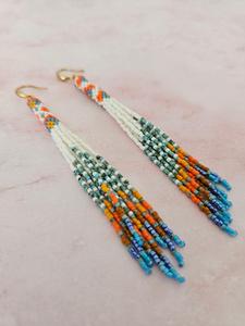 Boucles d'oreilles brodées à la main par MD Handicrafts Designs ethniques légers pour femmes Beaux bijoux par MD artisanat - Product Image 5