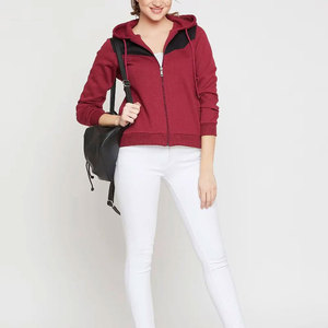 Sudadera con Capucha Transpirable para Mujer, con Logotipo Personalizado en la Parte Delantera, Ecológica, de Manga Larga, Informal, para Comodidad Durante Todo el Día - Product Image 4