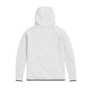 Conjunto Deportivo para Hombre, Chaqueta con Capucha y Cremallera Completa, Pantalones Deportivos, Estilo Windrunner, Tela Fleece Técnica, Color Gris Hielo, para Entrenamiento Atlético - Product Image 4