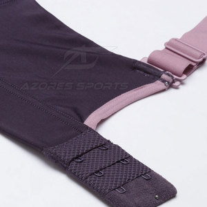 High Support Sports Bra Breathable Stretch Fabric Fitness Gym Workout <b>Running</b> Training <b>Padded</b> Comfortable Front Eco-Friendly - Product Image 6