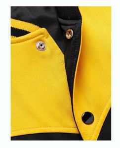 Chaqueta Bomber de satén de alta calidad 2025 personalizada para Hombres estilo universitario Lettermen High Street impermeable y resistente al viento invierno - Product Image 3