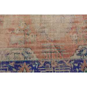 พรมวินเทจตุรกีขนาด 3.2x6.2 ฟุต, พรมตกแต่ง, พรมลายพรางสีส้ม - Product Image 5