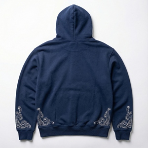 เสื้อฮู้ดดี้ผู้หญิง น้ำหนักมาก 500gsm ผ้าโพลีเอสเตอร์/คอตตอนฟลีซ แขนซ้อน ลายกราฟิกประดับเพชร  แบบสวมหัว สำหรับฤดูหนาว สไตล์สตรีทแวร์ - Product Image 2