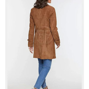 Abrigo Clásico de Invierno, Cortavientos, Transpirable, de Cuero Genuino, Ecológico, Ligero y con un Aspecto Elegante - Product Image 2