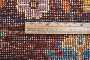 ชุดพรมปูในบ้านทำด้วยมือผ้าขนแกะนิวซีแลนด์ขนาด8x10ใหม่ผ้าขนแกะผ้าฝ้ายสีแดงเข้มสำหรับห้องนั่งเล่น - Product Image 6