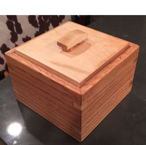 Boîte de rangement en bois faite à la main avec couvercle boîte organisateur en bois naturel conteneur décoratif en bois pour la maison et le bureau - Product Image 5