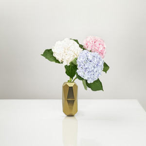CGV5110GD - Large Gold Geometric <b>Vase</b> - 5x10H - Product Image 3