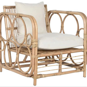 Chaise de détente fabriquée à la main en rotin, chaise de balcon, chaise de jardin, chaise de salle à manger, meubles de maison quantité minimale de commande bas, fabriqué au Vietnam - Product Image 1