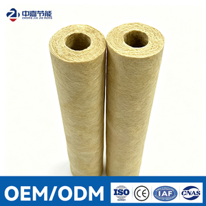 <b>Waterproof</b> Eco-Friendly Rock Wool Square Pipe 100mm Thickness 1m Length Fire Resistant Insulation for Warehouse Kitchen - Product Image 1