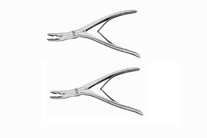 11.5 Inches 29.2 Cm Double Action Angular Cup Stainless Steel Jaw Rongeur Forceps <b>Surgical</b> <b>Instrument</b> Set <b>Basis</b> - Product Image 6
