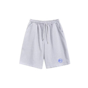 Short de course de fitness à taille élastique décontracté à séchage rapide pour hommes, grande taille, respirant avec techniques de teinture unie - Product Image 2