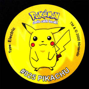 Pour les cartes à collectionner rondes en papier Pokemon Pogs Tazos - Product Image 3